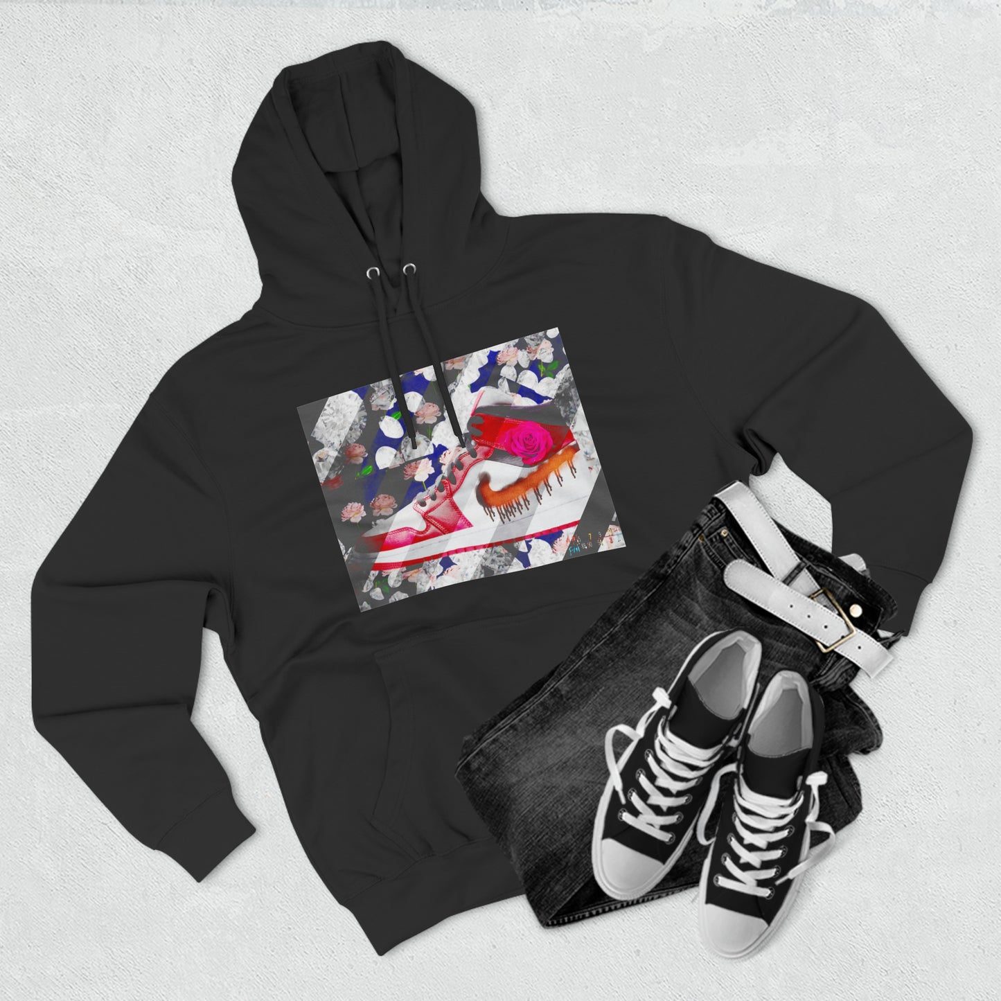 J #1's Premium Pullover Hoodie