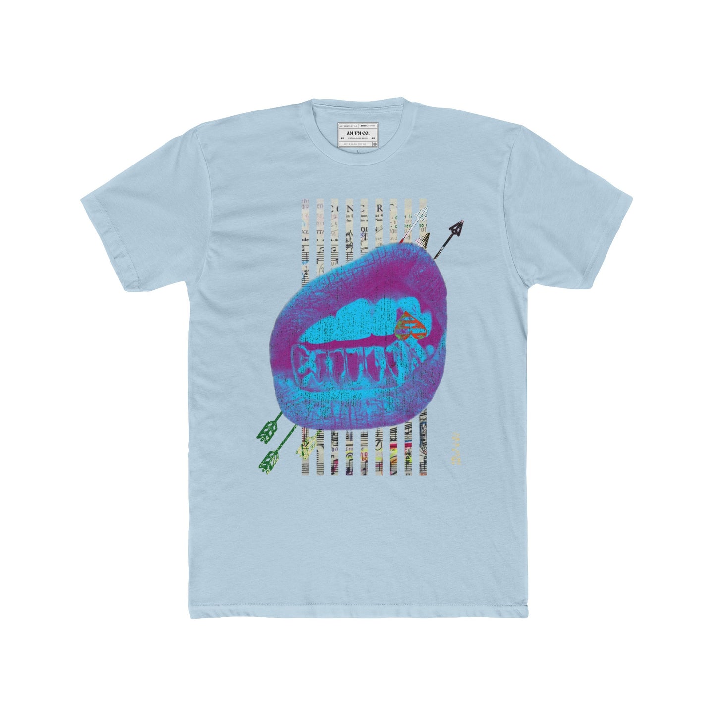 Lips Cotton Crew Tee