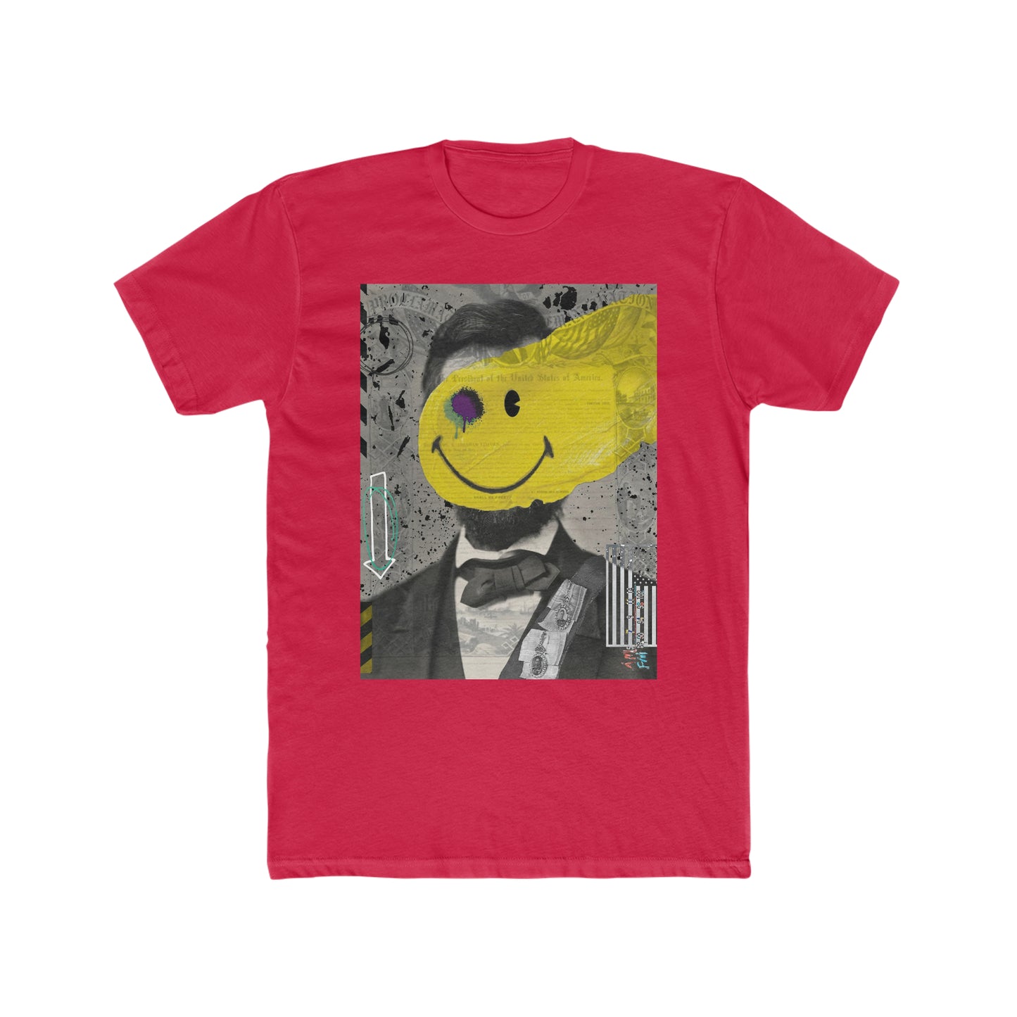 Lincoln Smiles Cotton Crew Tee