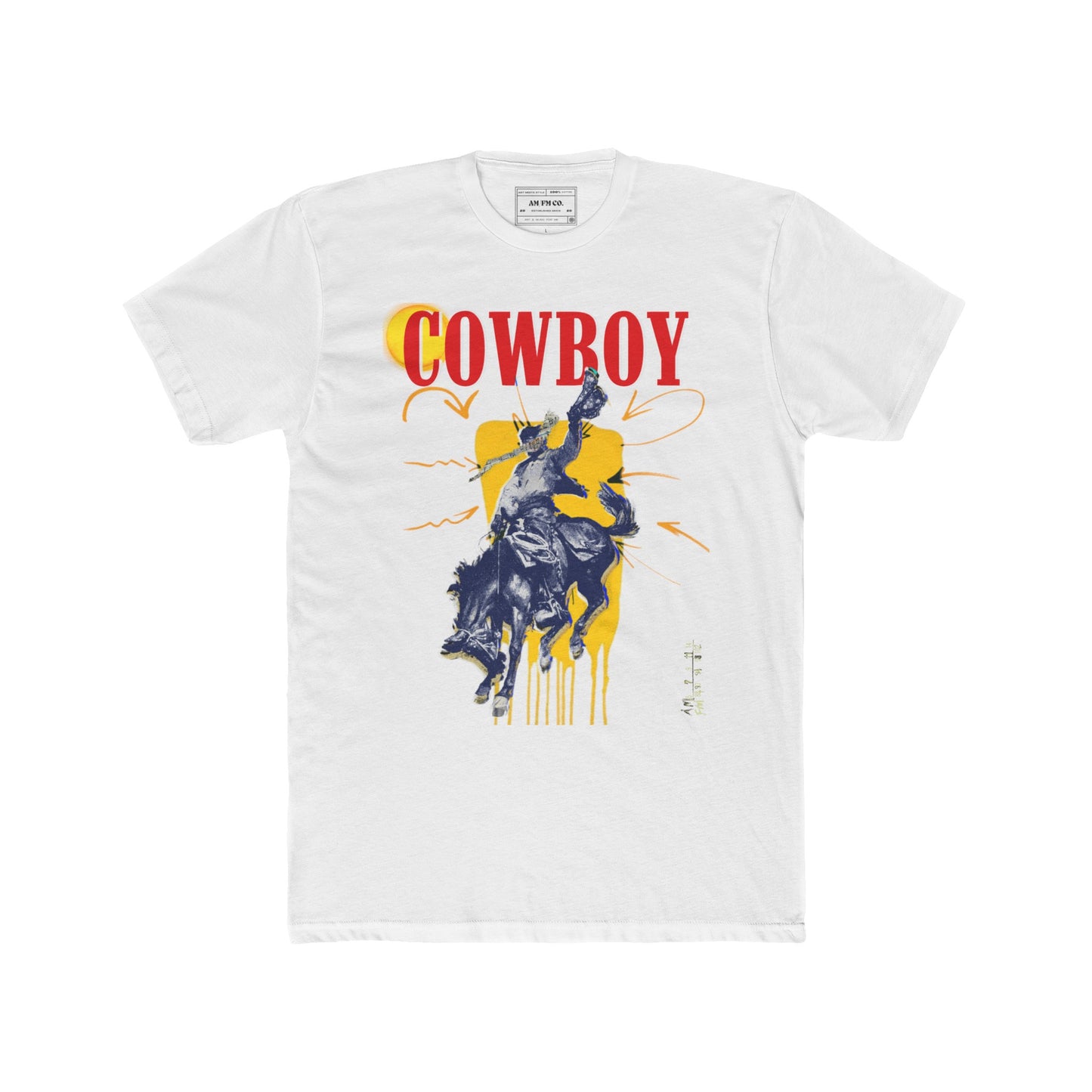 Cowboy Cotton Crew Tee