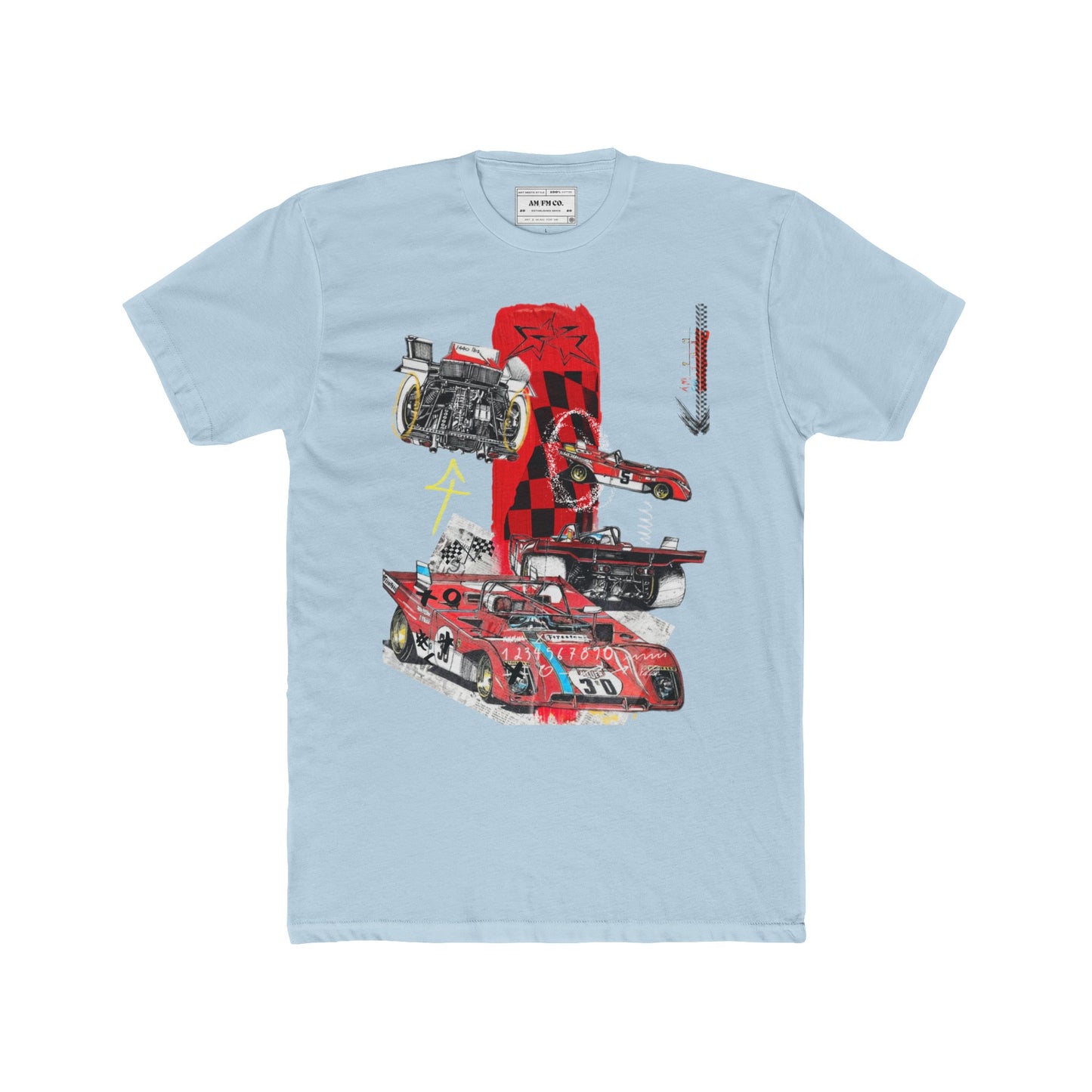 Racecar Cotton Crew Tee