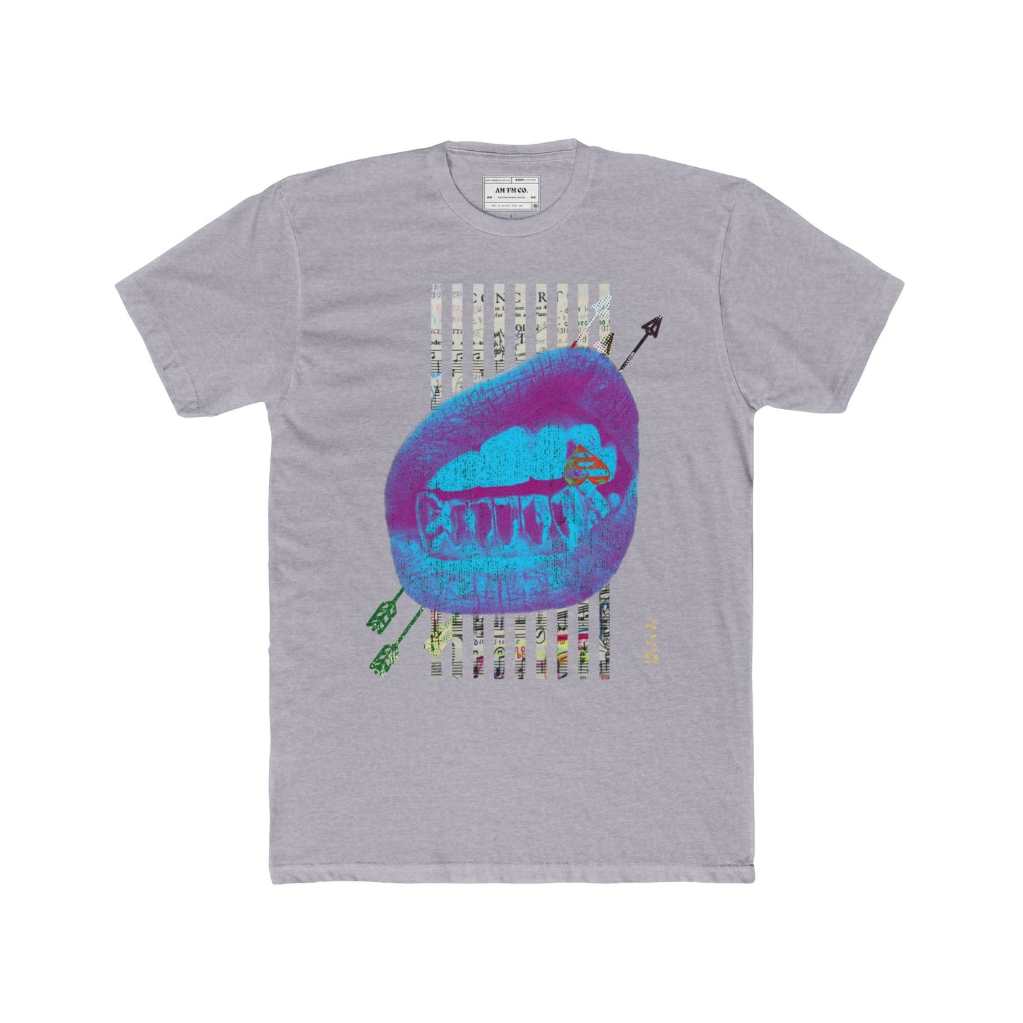 Lips Cotton Crew Tee