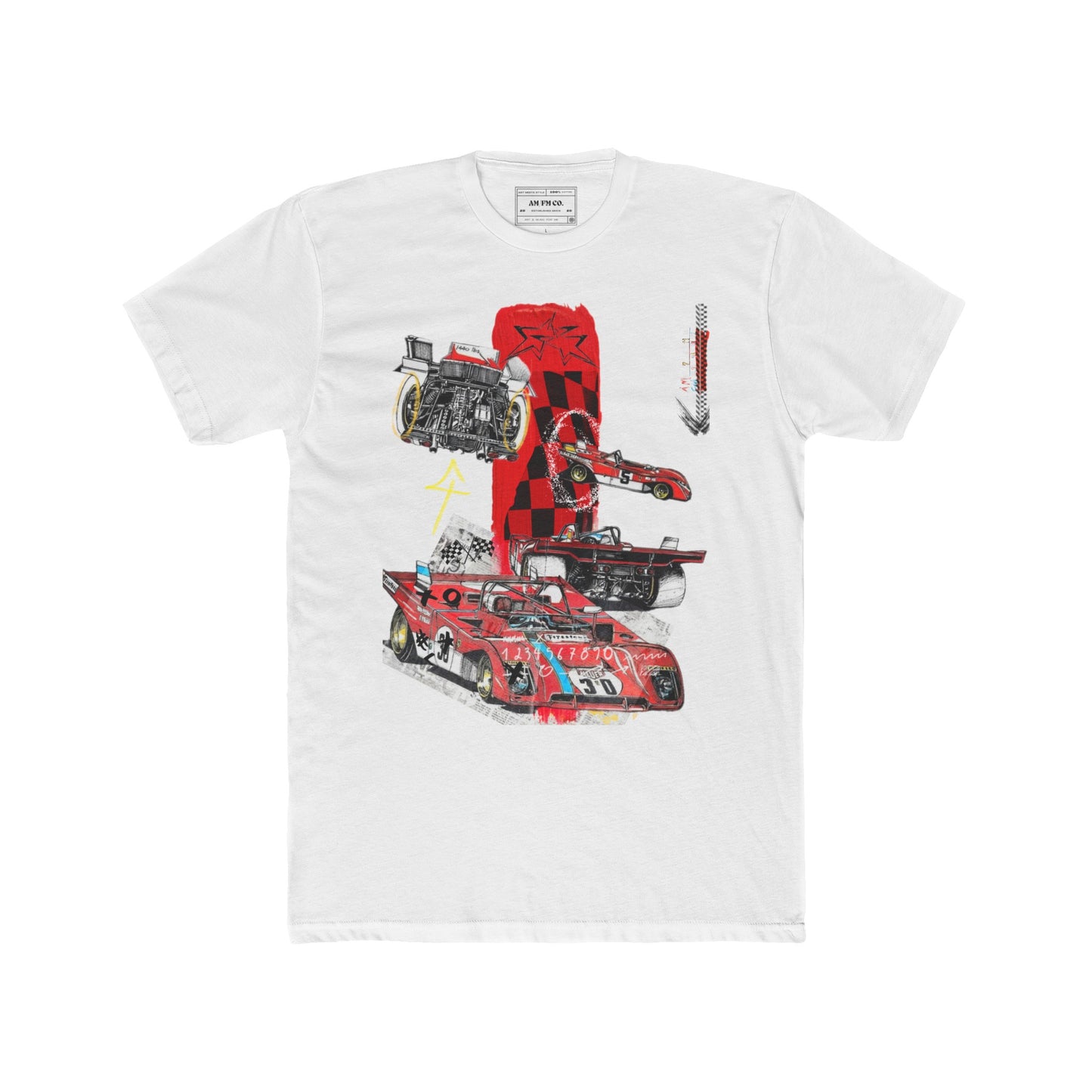 Racecar Cotton Crew Tee