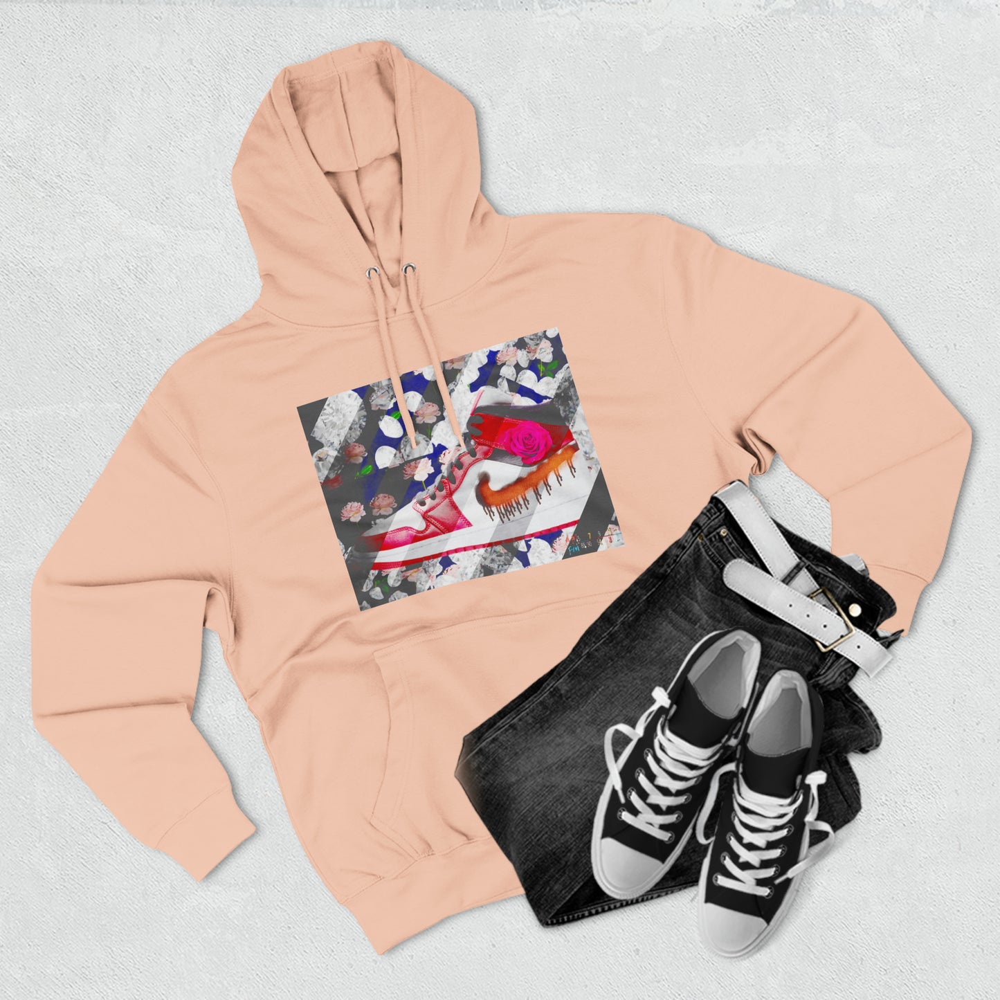 J #1's Premium Pullover Hoodie