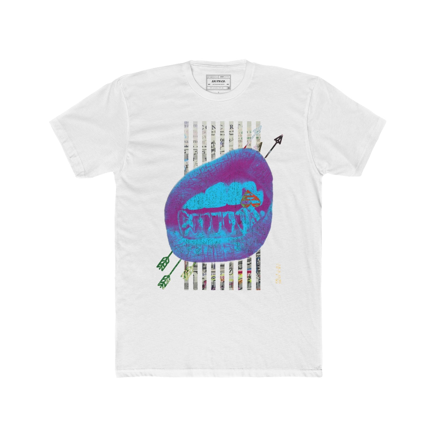 Lips Cotton Crew Tee