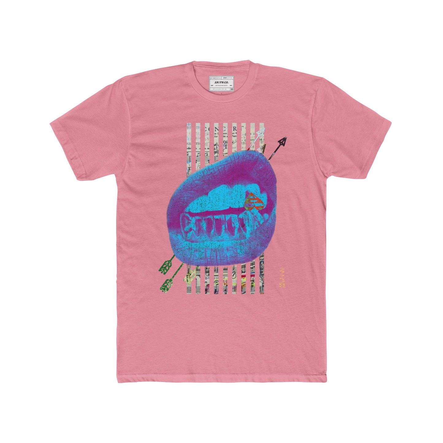 Lips Cotton Crew Tee
