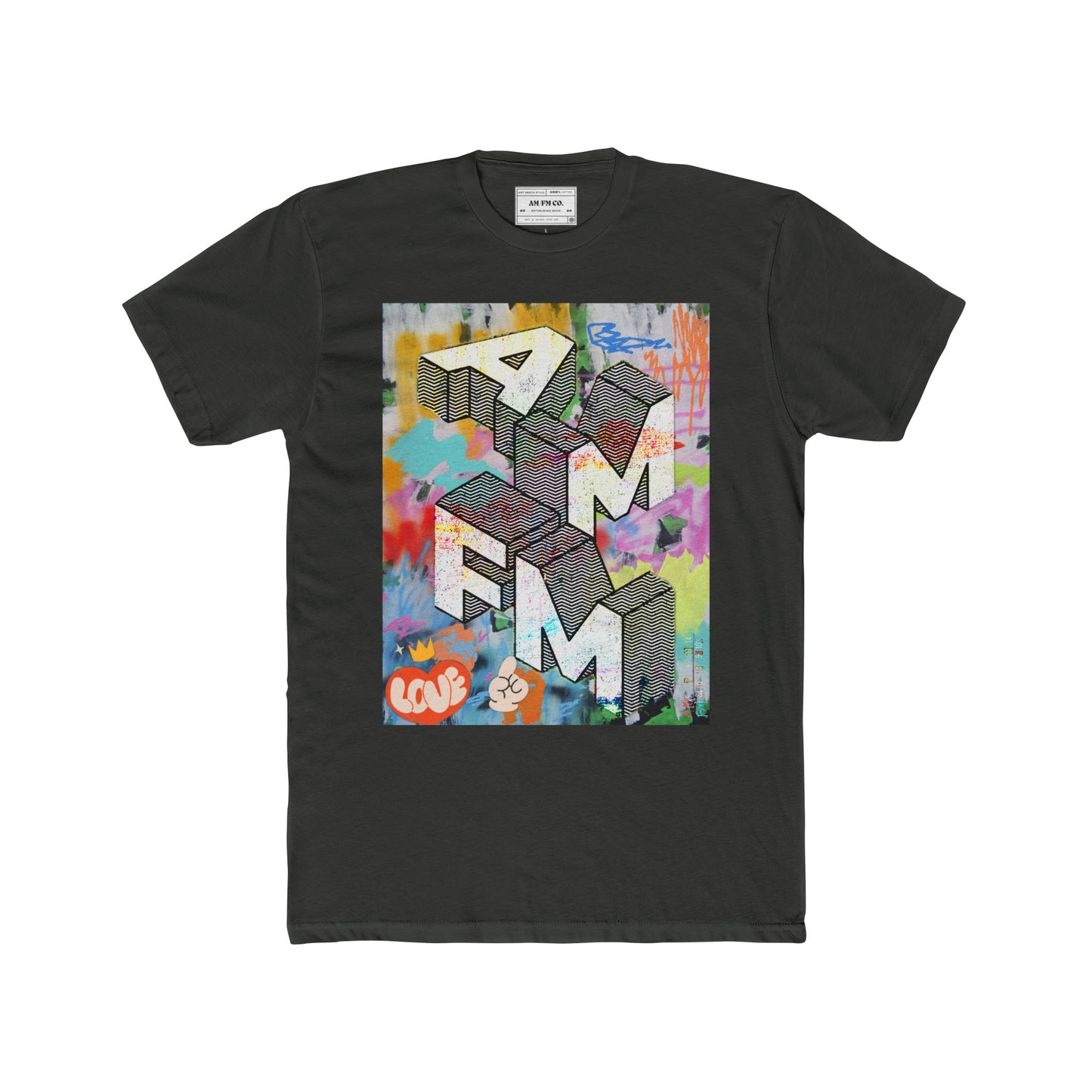 AMFM Blocks Cotton Crew Tee