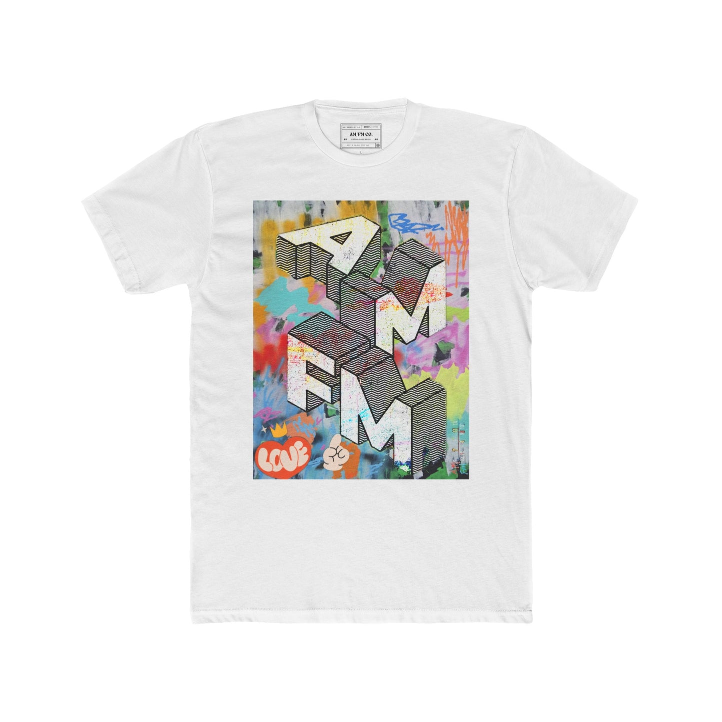 AMFM Blocks Cotton Crew Tee