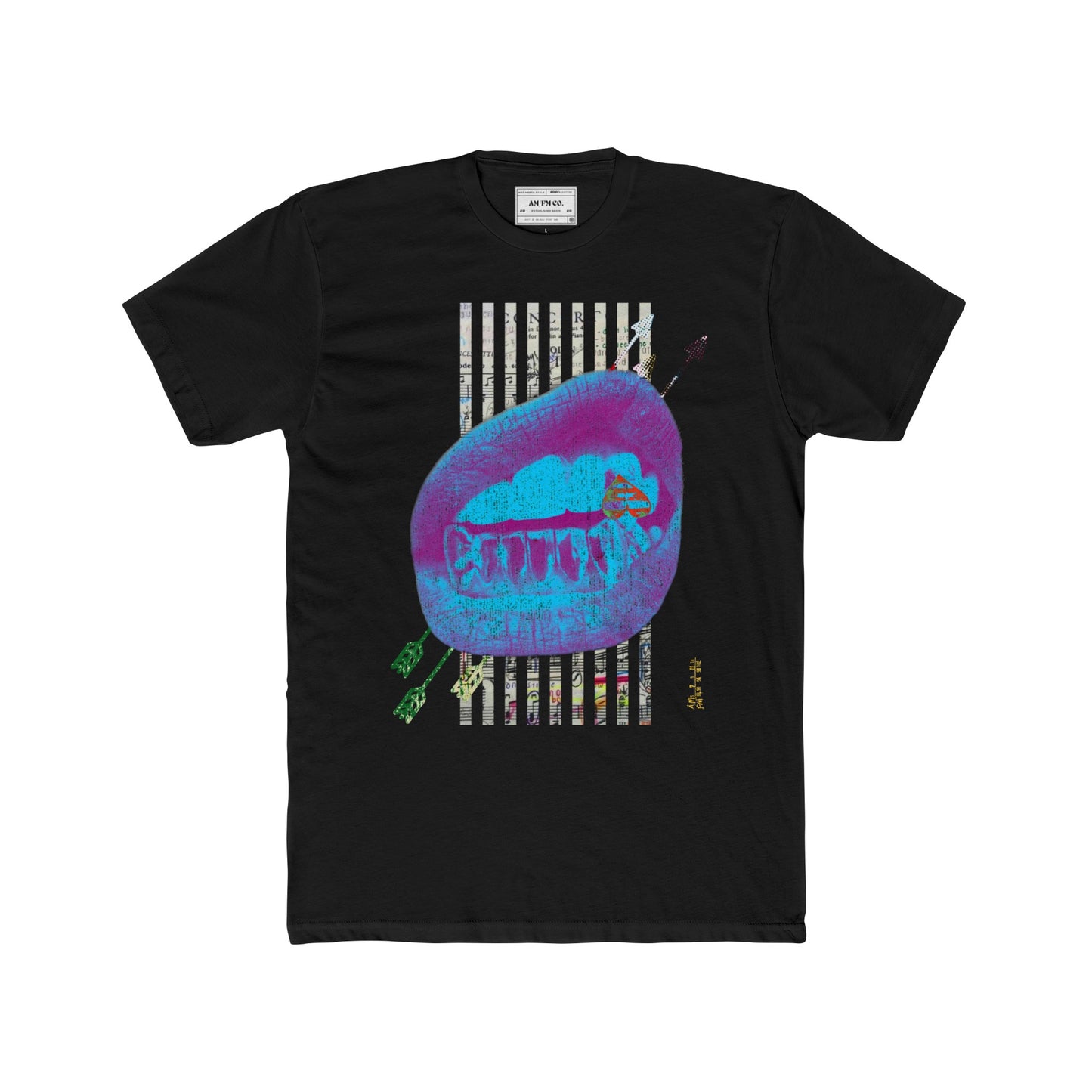 Lips Cotton Crew Tee