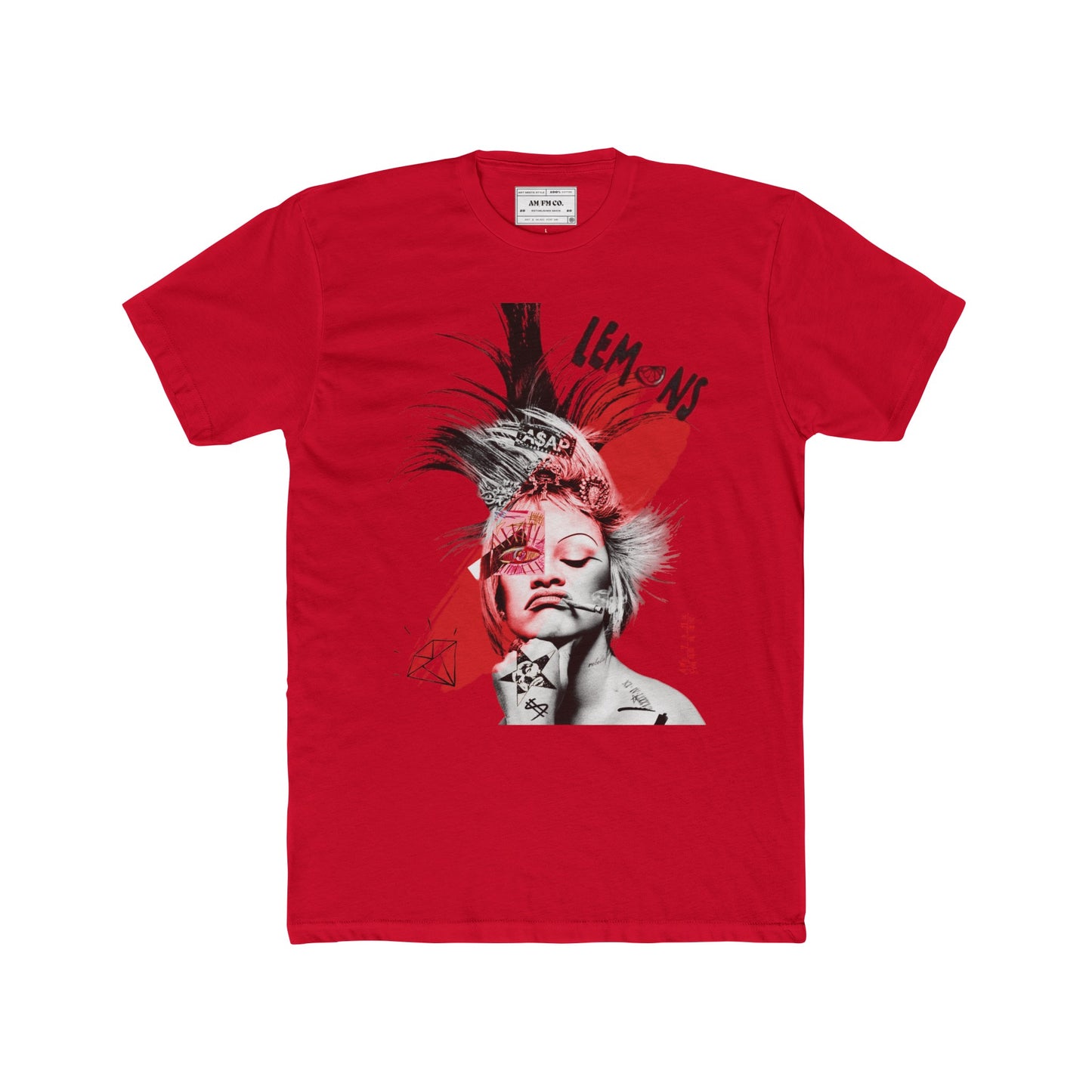 RIh Lemon Cotton Crew Tee