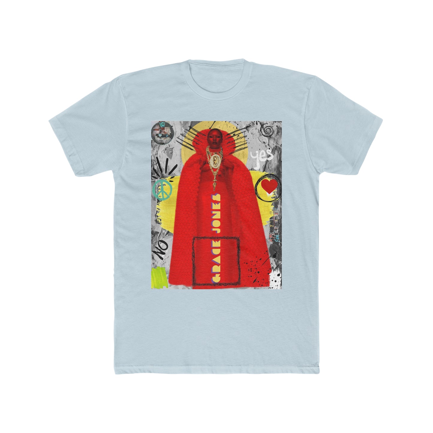 Limited Edition RED Grace Jones Cotton Crew Tee