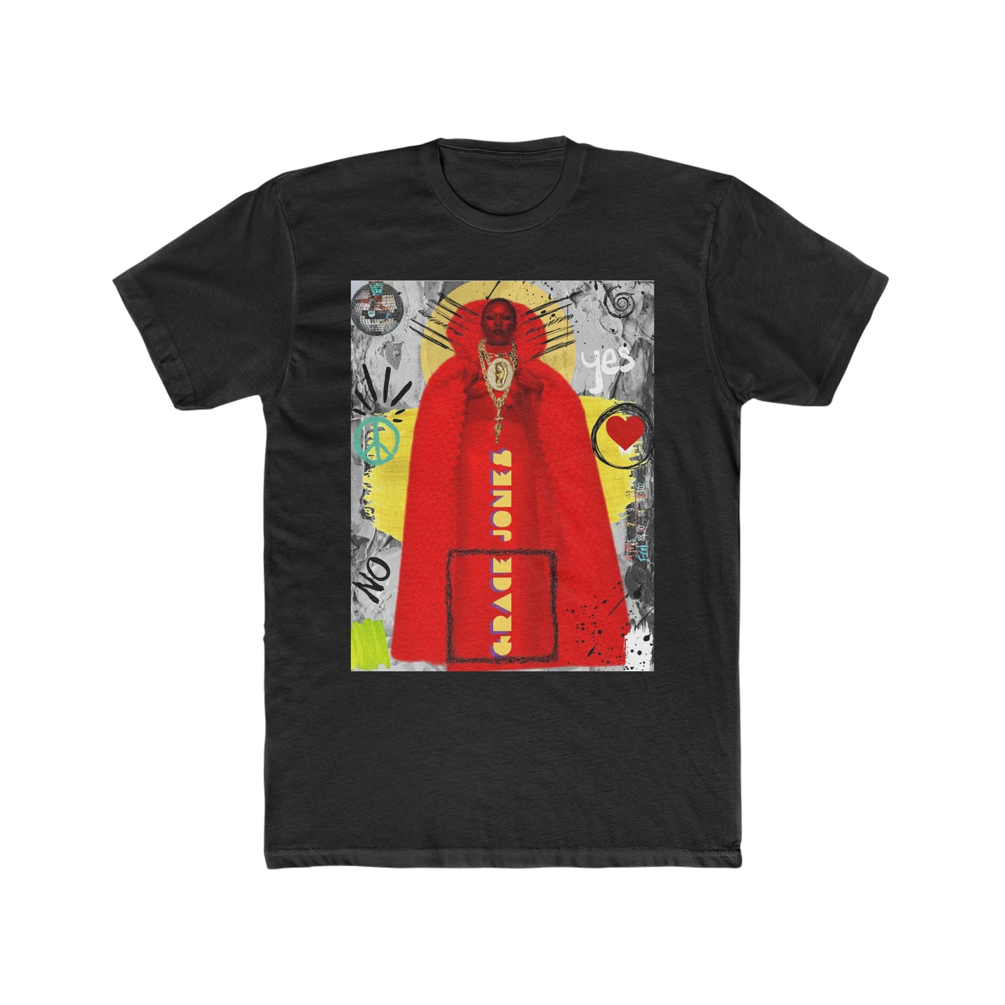 Limited Edition RED Grace Jones Cotton Crew Tee