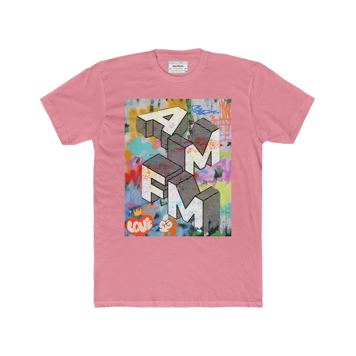 AMFM Blocks Cotton Crew Tee