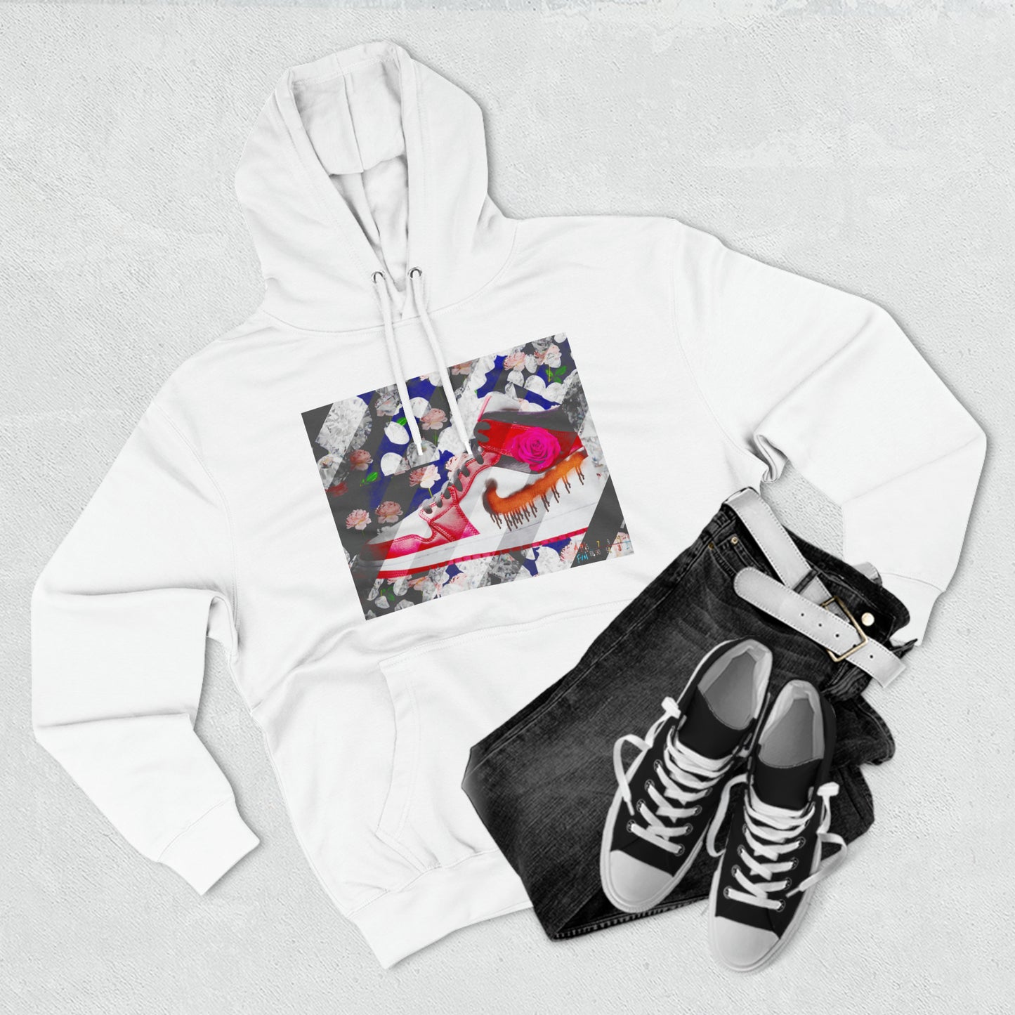 J #1's Premium Pullover Hoodie