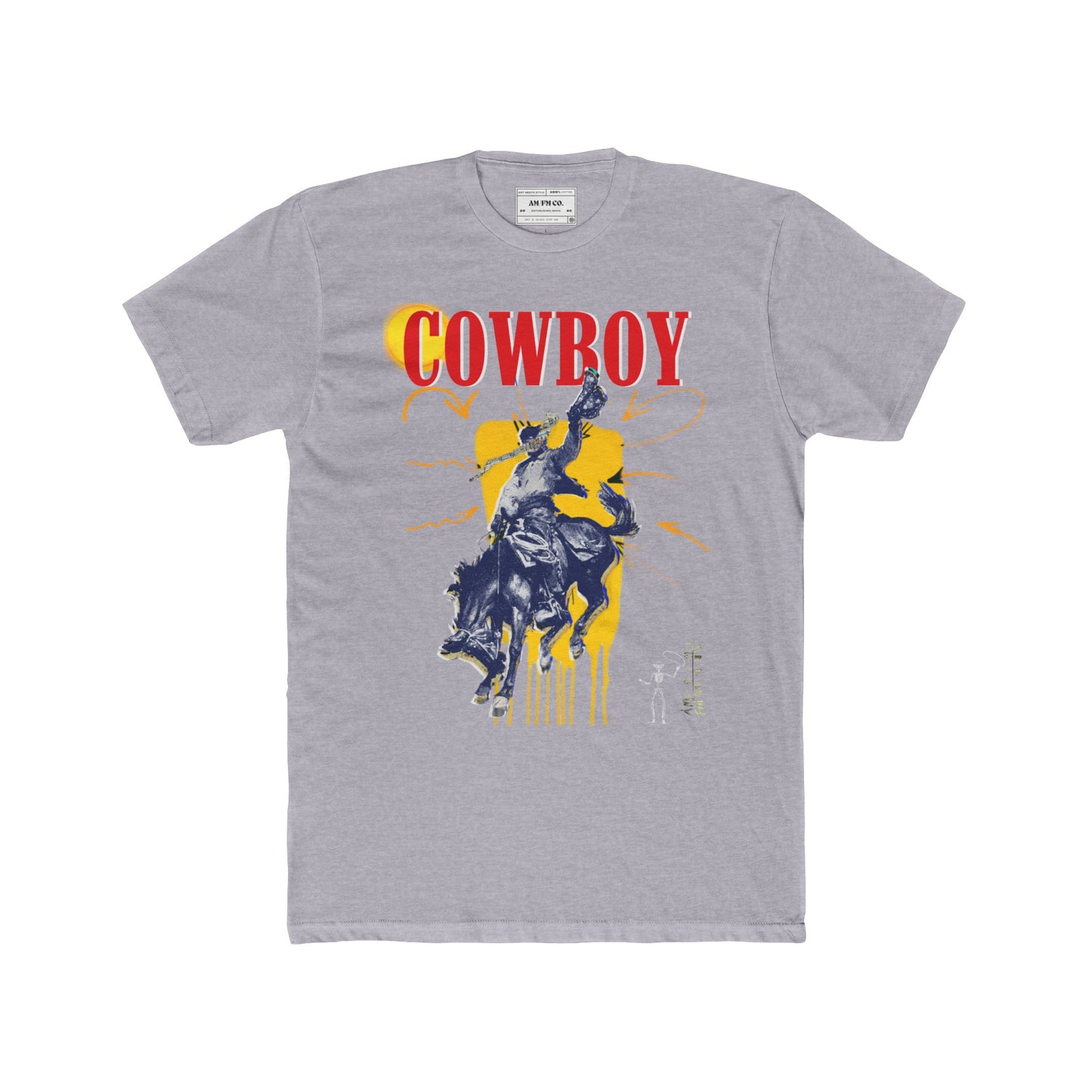 Cowboy Cotton Crew Tee