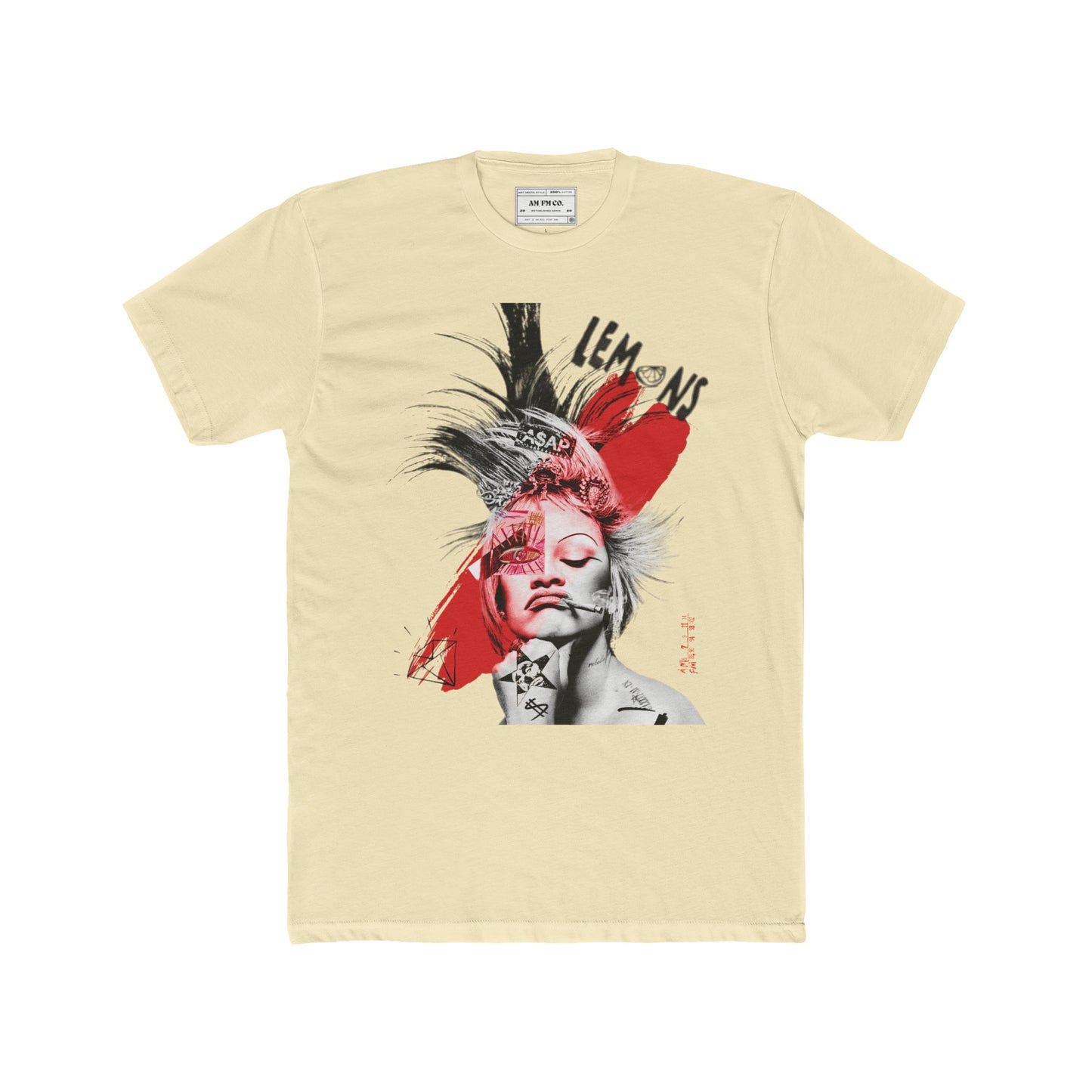 RIh Lemon Cotton Crew Tee