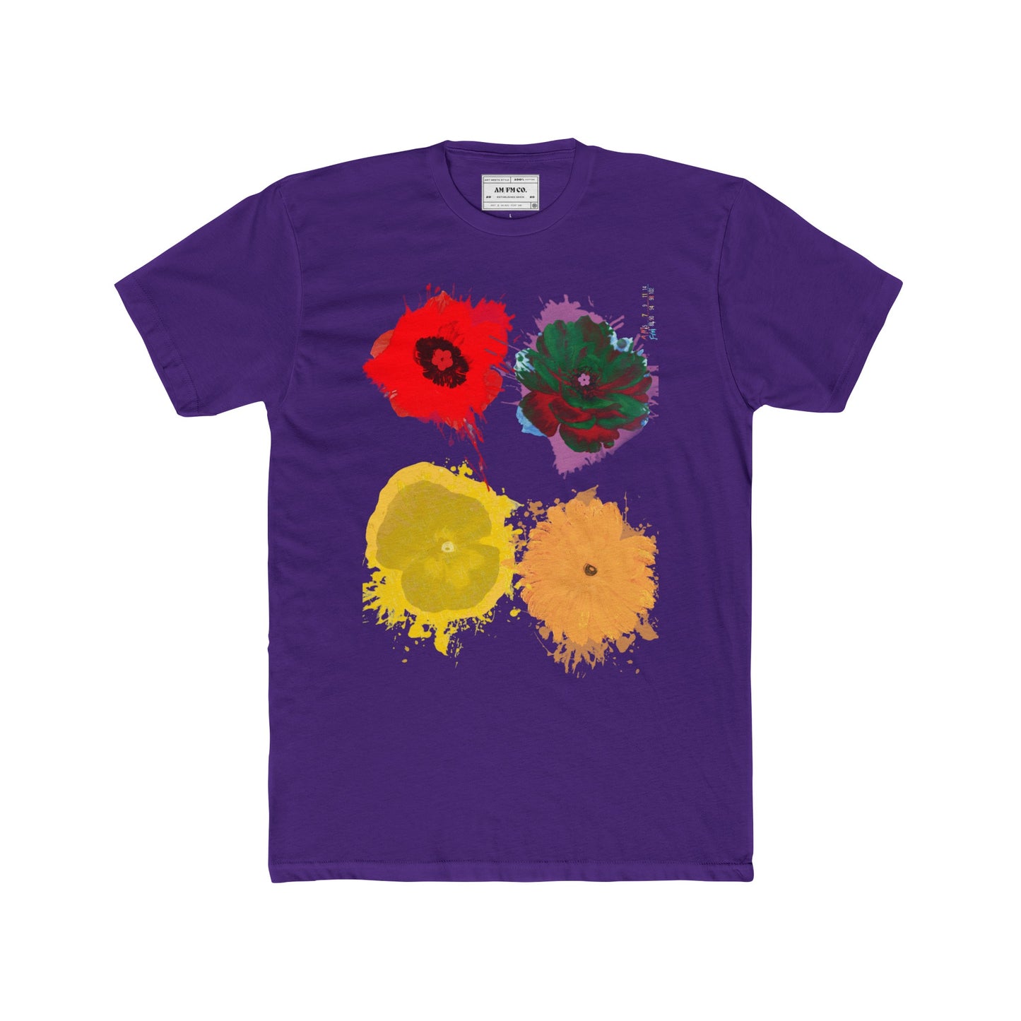 Flowers Cotton Crew Tee