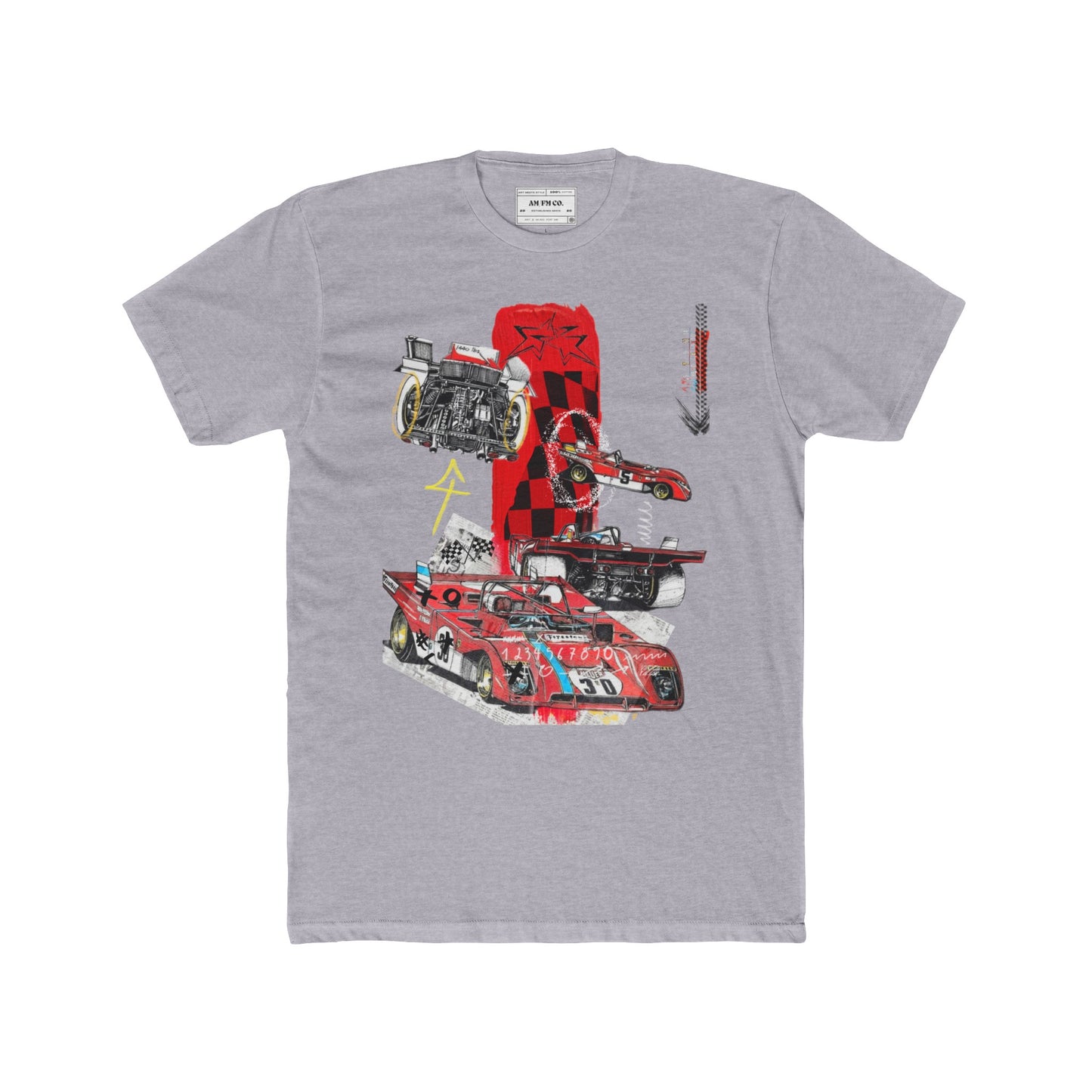 Racecar Cotton Crew Tee