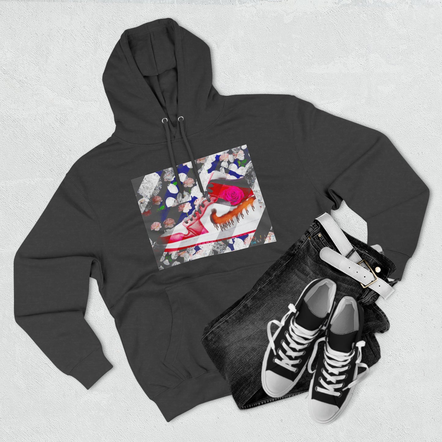 J #1's Premium Pullover Hoodie