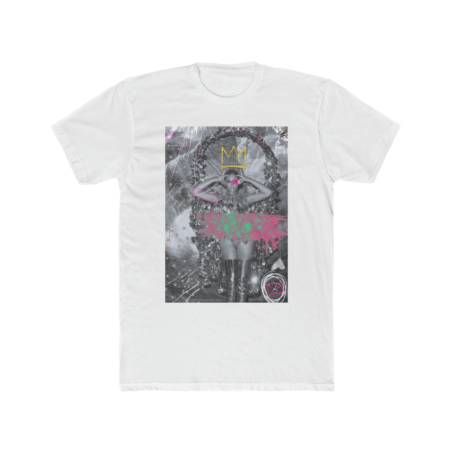B Crown Cotton Crew Tee