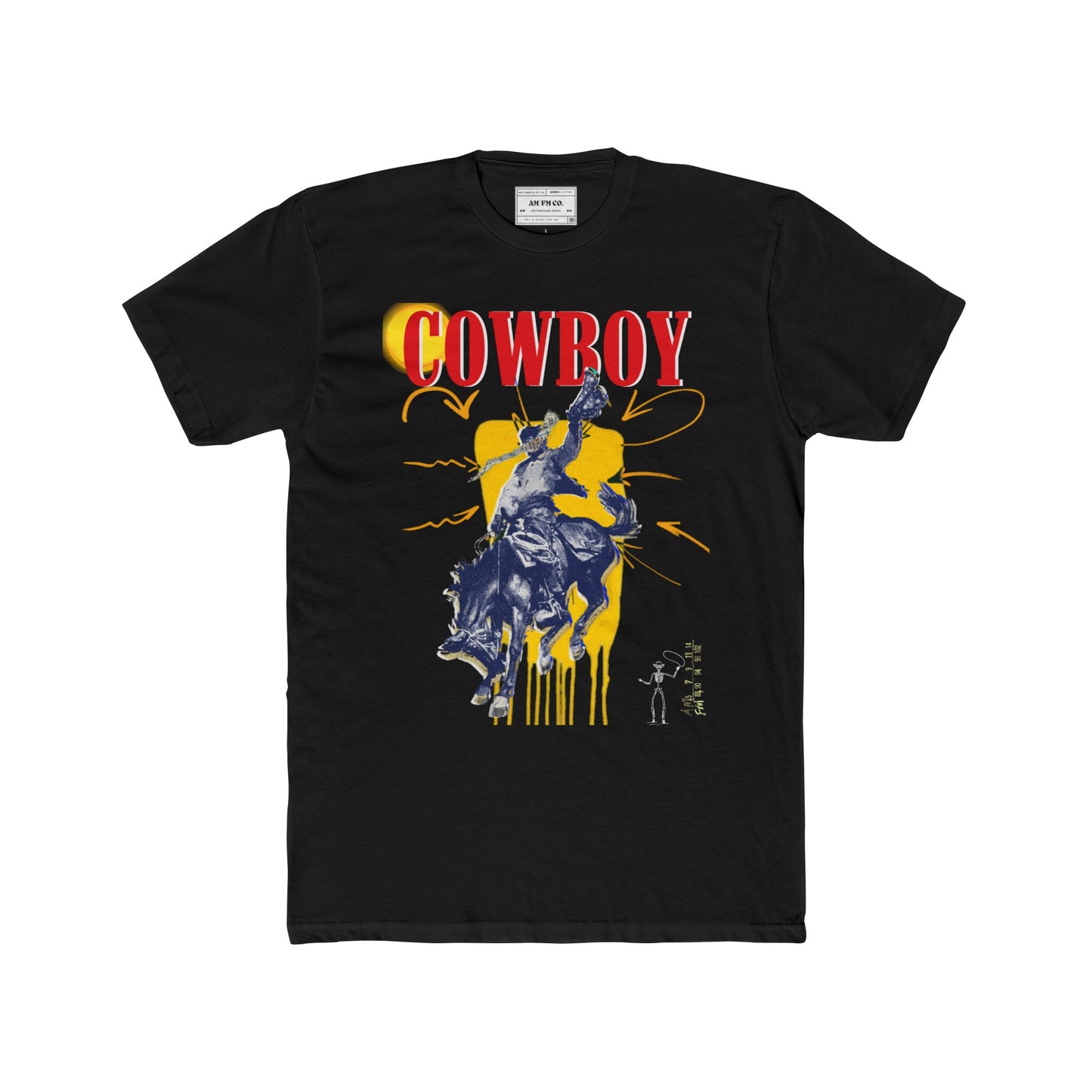Cowboy Cotton Crew Tee