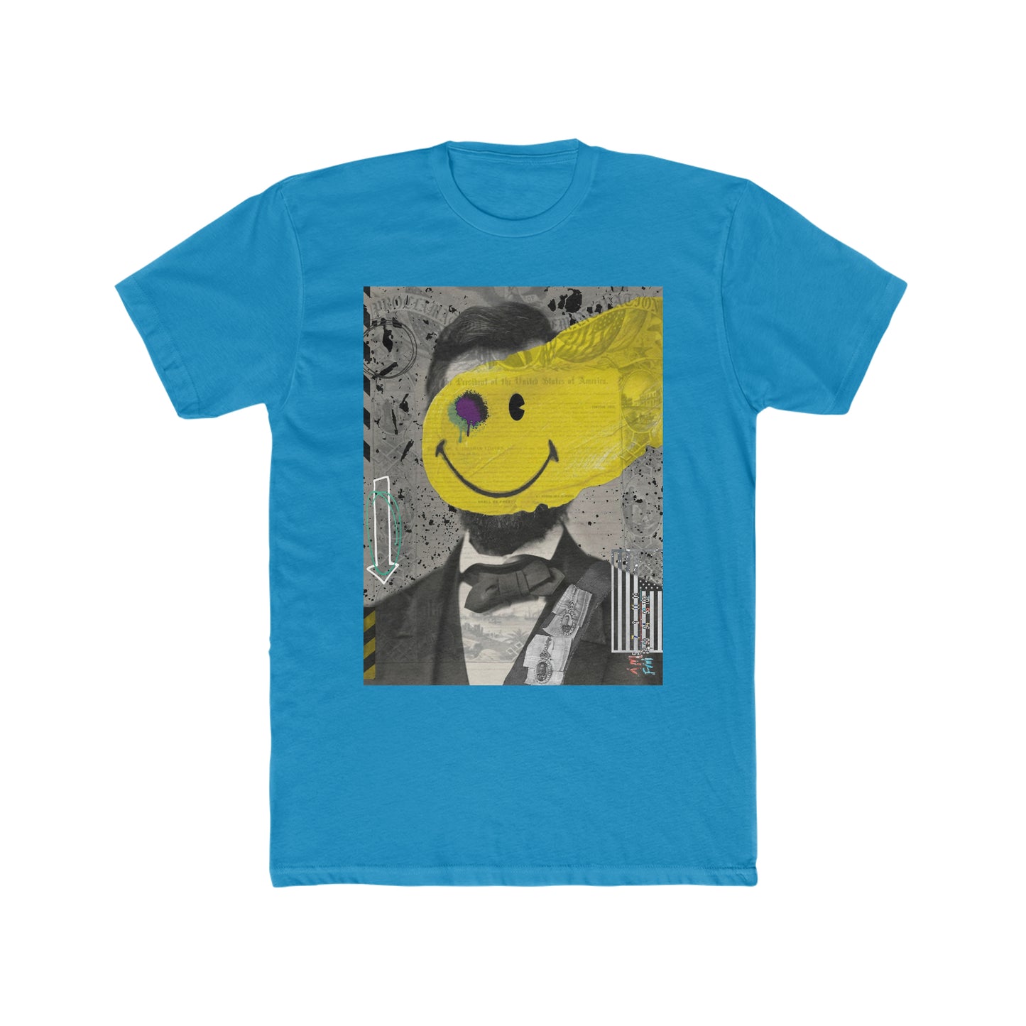 Lincoln Smiles Cotton Crew Tee