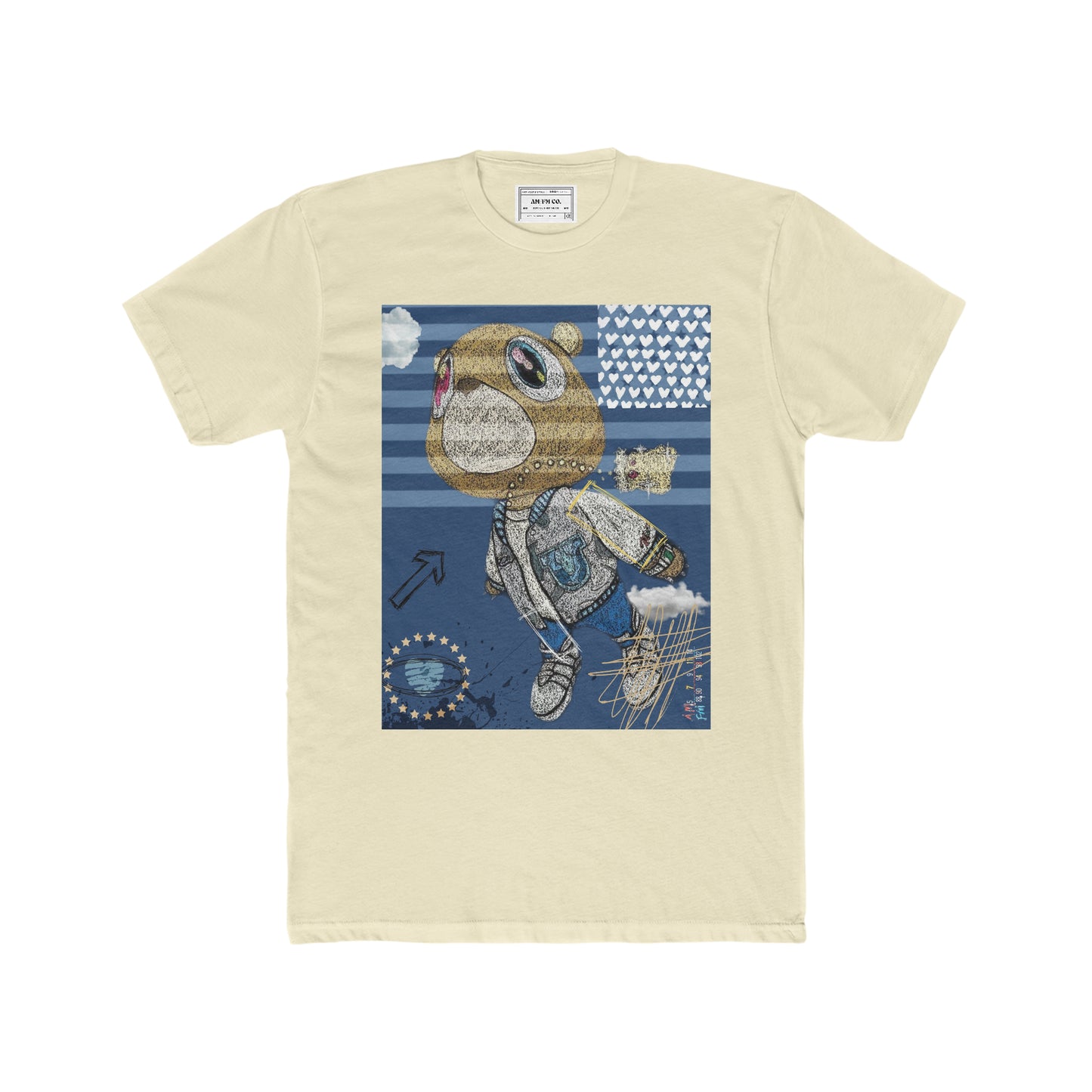 American Bear Cotton Crew Tee