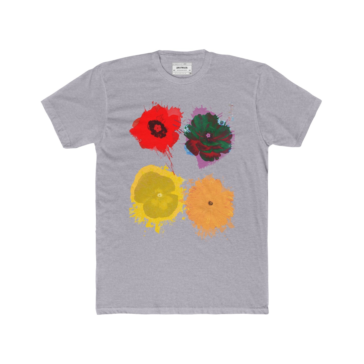 Flowers Cotton Crew Tee