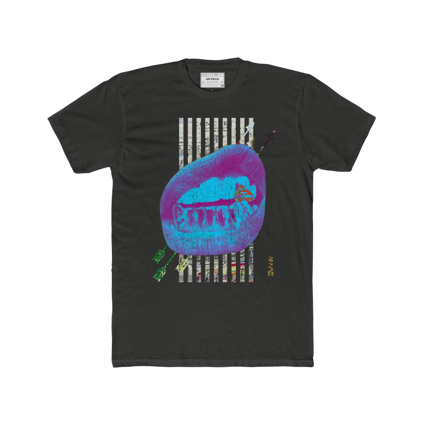 Lips Cotton Crew Tee
