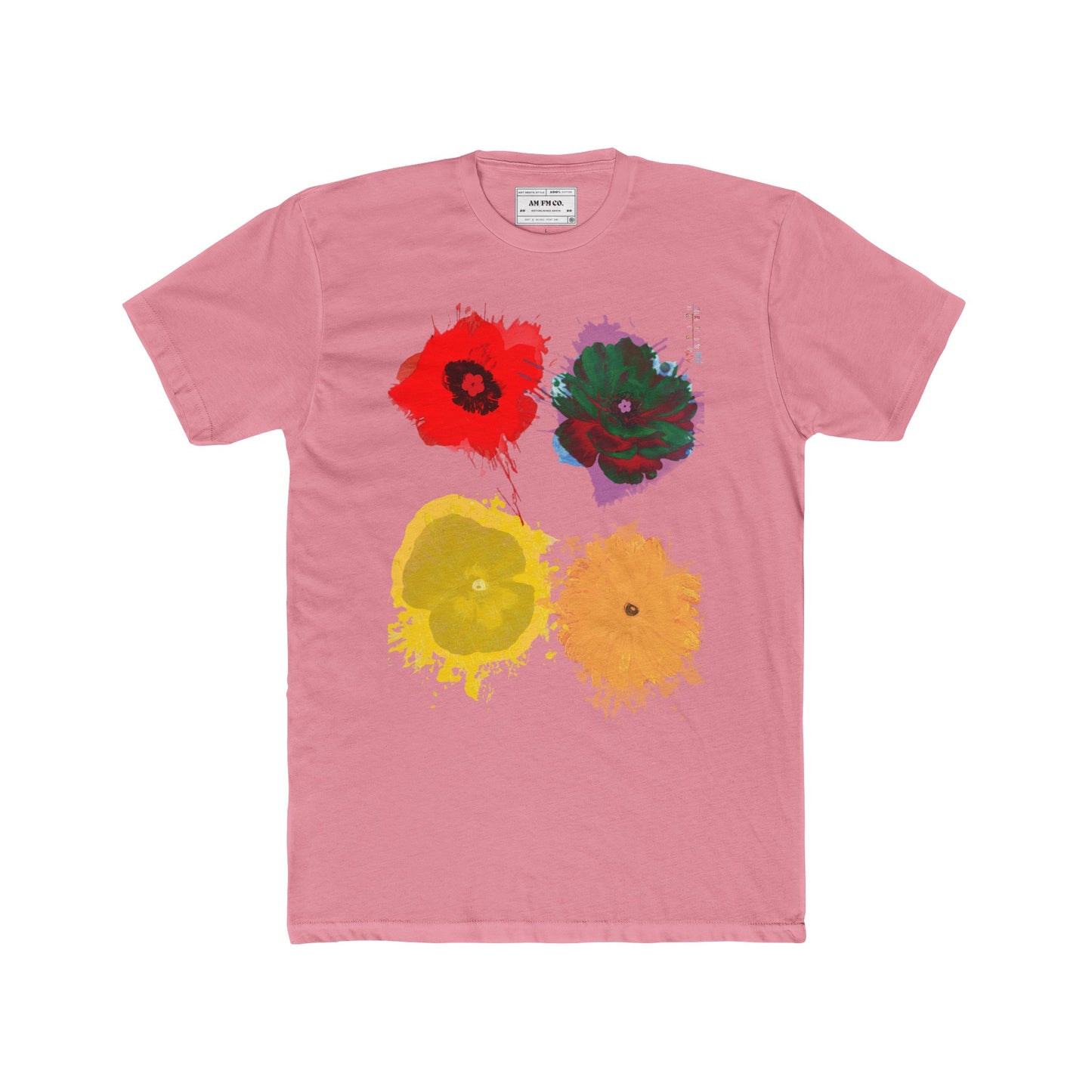 Flowers Cotton Crew Tee