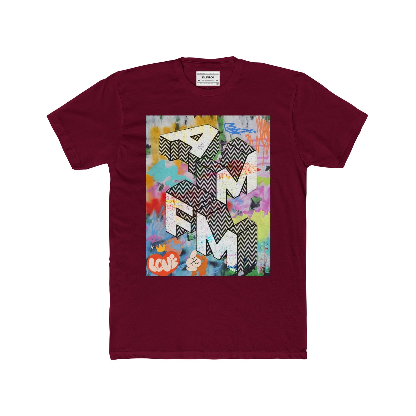 AMFM Blocks Cotton Crew Tee
