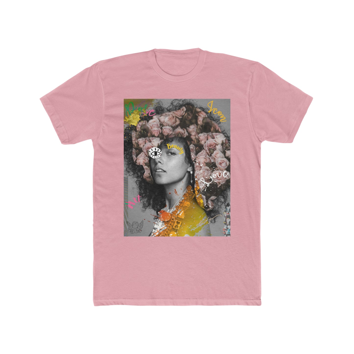 Alicia Flowers Cotton Crew Tee