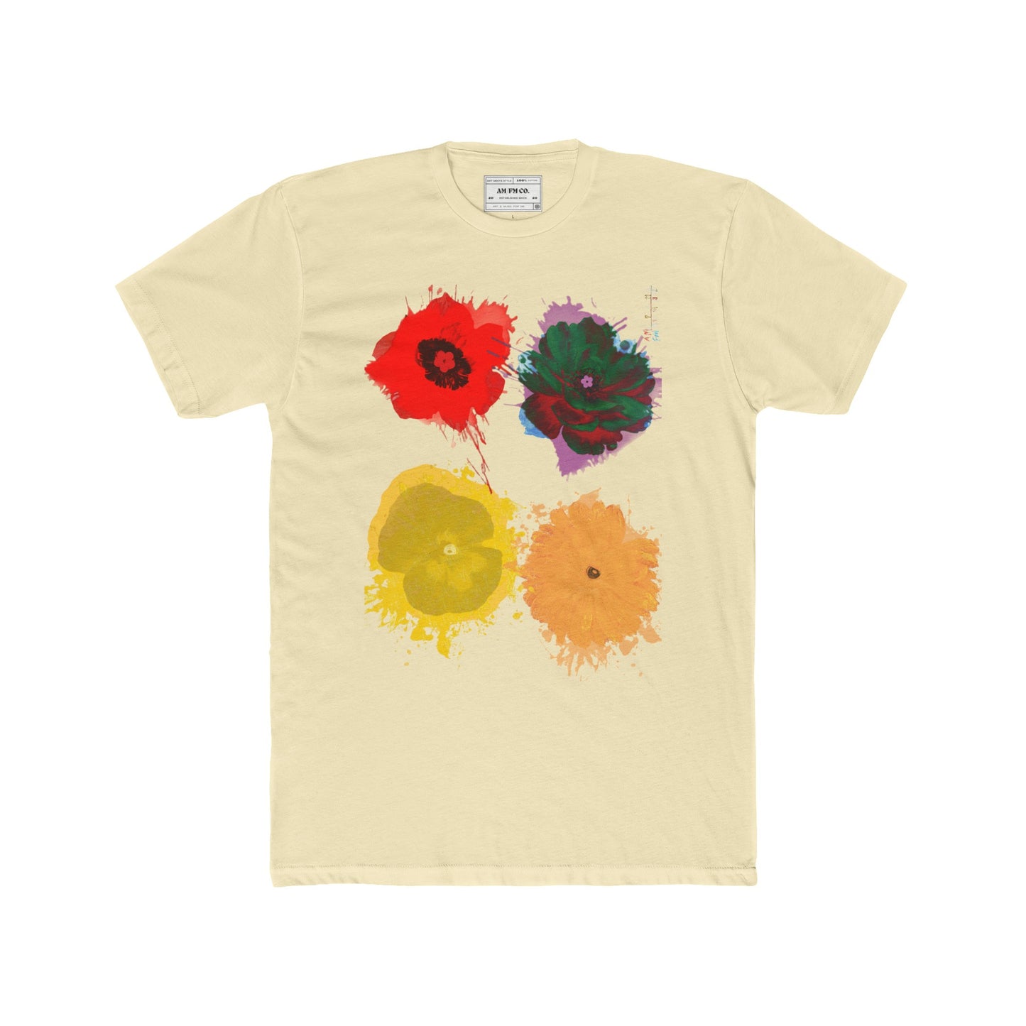 Flowers Cotton Crew Tee