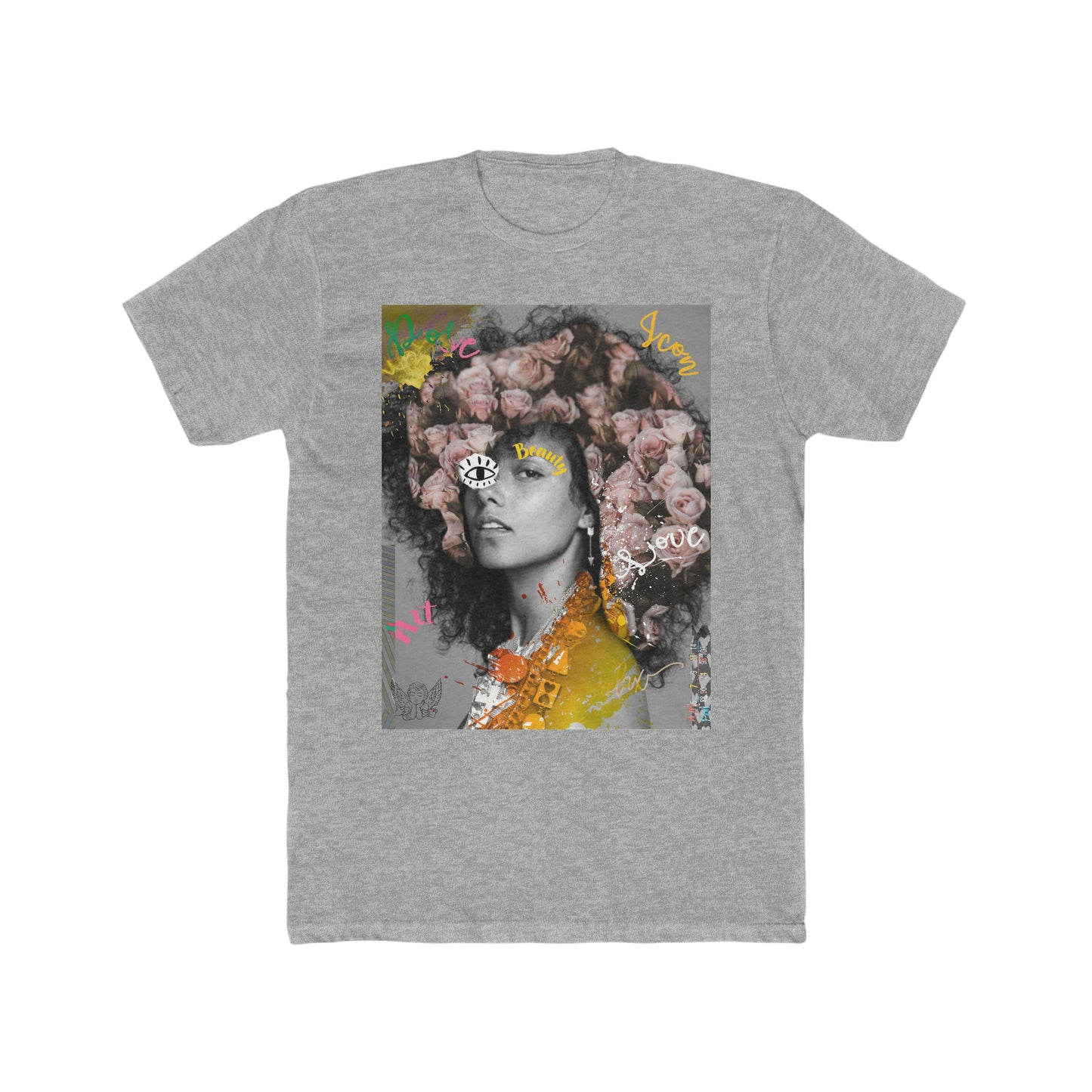 Alicia Flowers Cotton Crew Tee